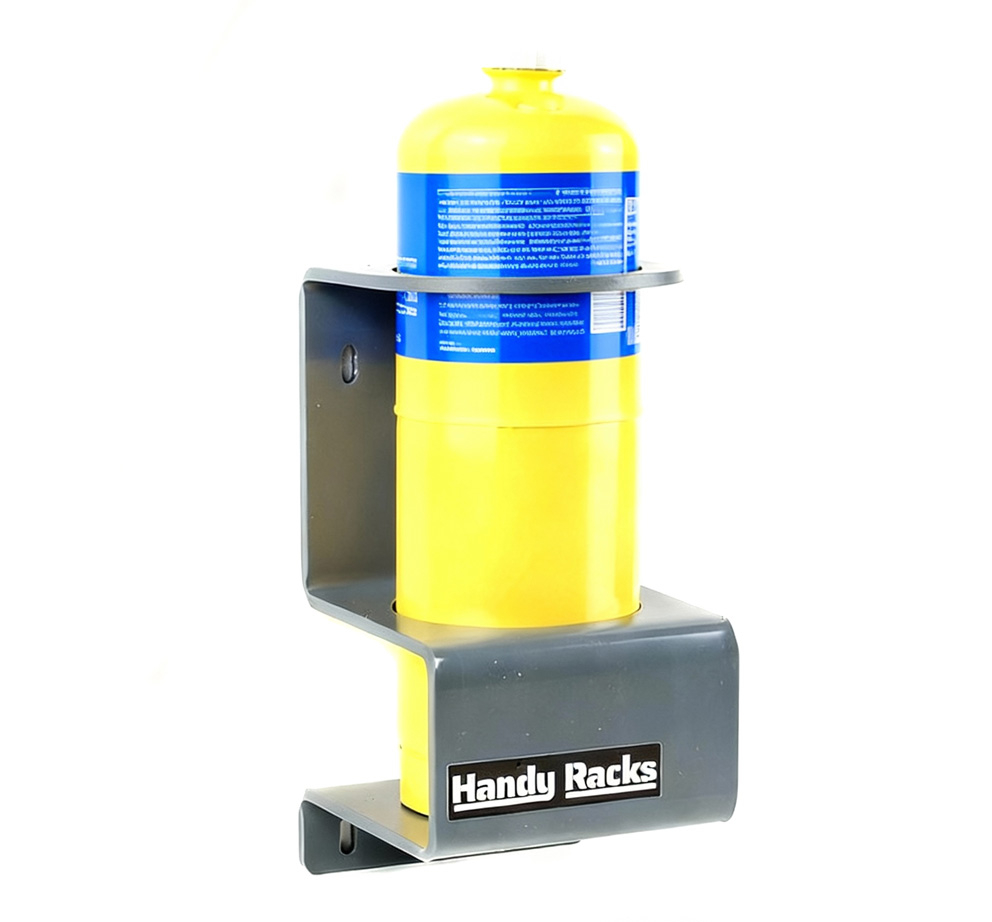 thumbnail image 2 of 1:87 Scale Gas Bottle Set With Rack – 3 Miniature Bottles + Frame, HO Scale Model 2 of 3